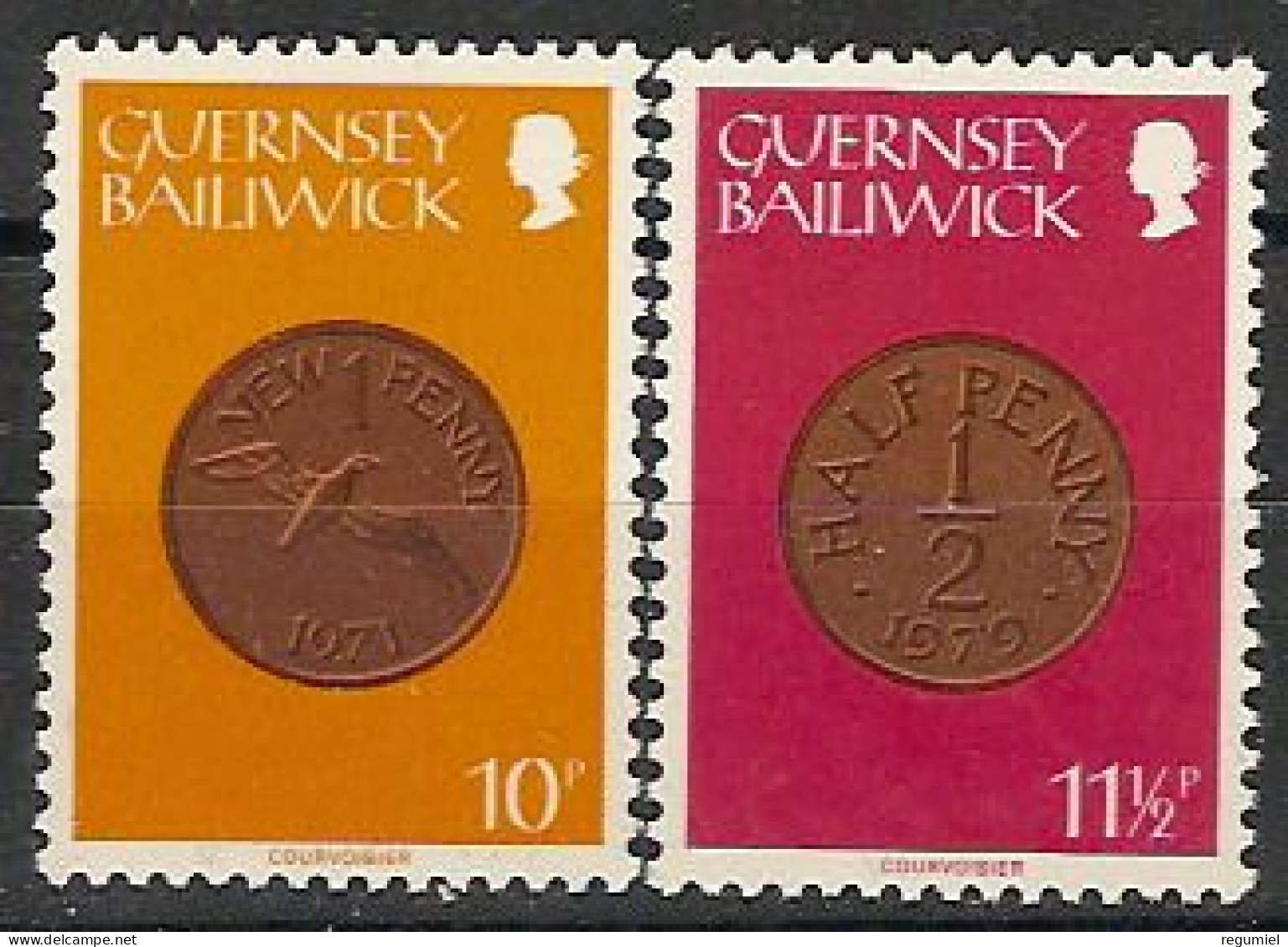 Guernsey 194/195 ** MNH. 1980 - Guernesey