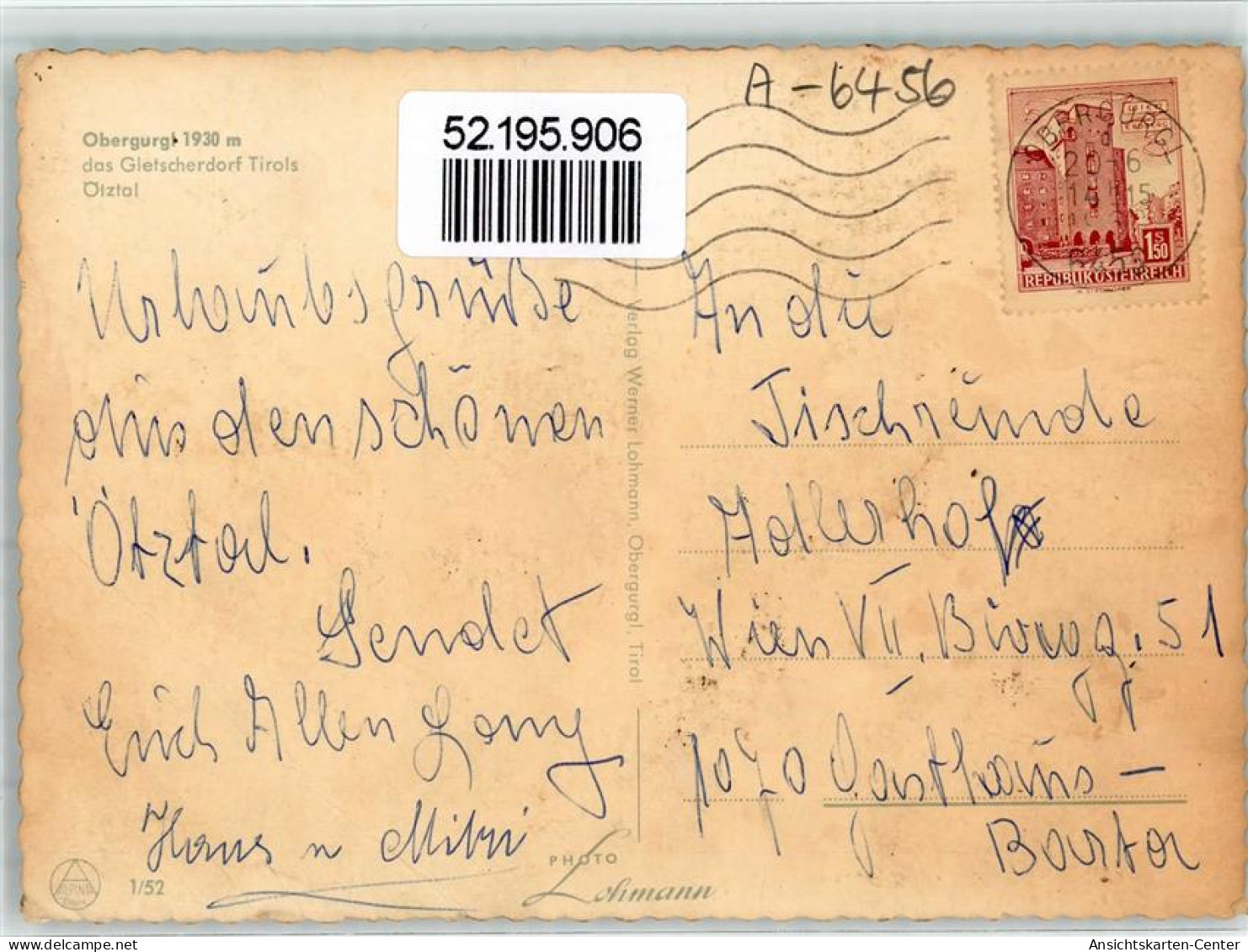 52195906 - Obergurgl Gurgl - Andere & Zonder Classificatie