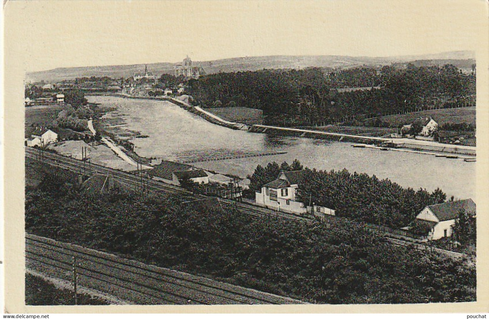 LE 20-(89) SENS - PANORAMA DE L' YONNE - 2 SCANS  - Sens