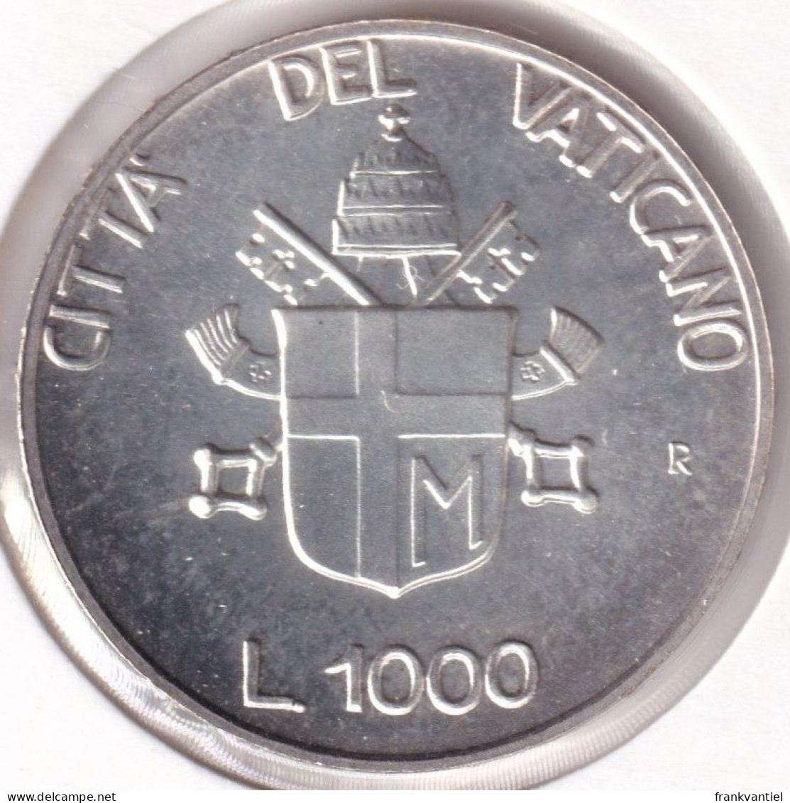 Vatican City KM-226 1000 Lire 1990 - Vaticano