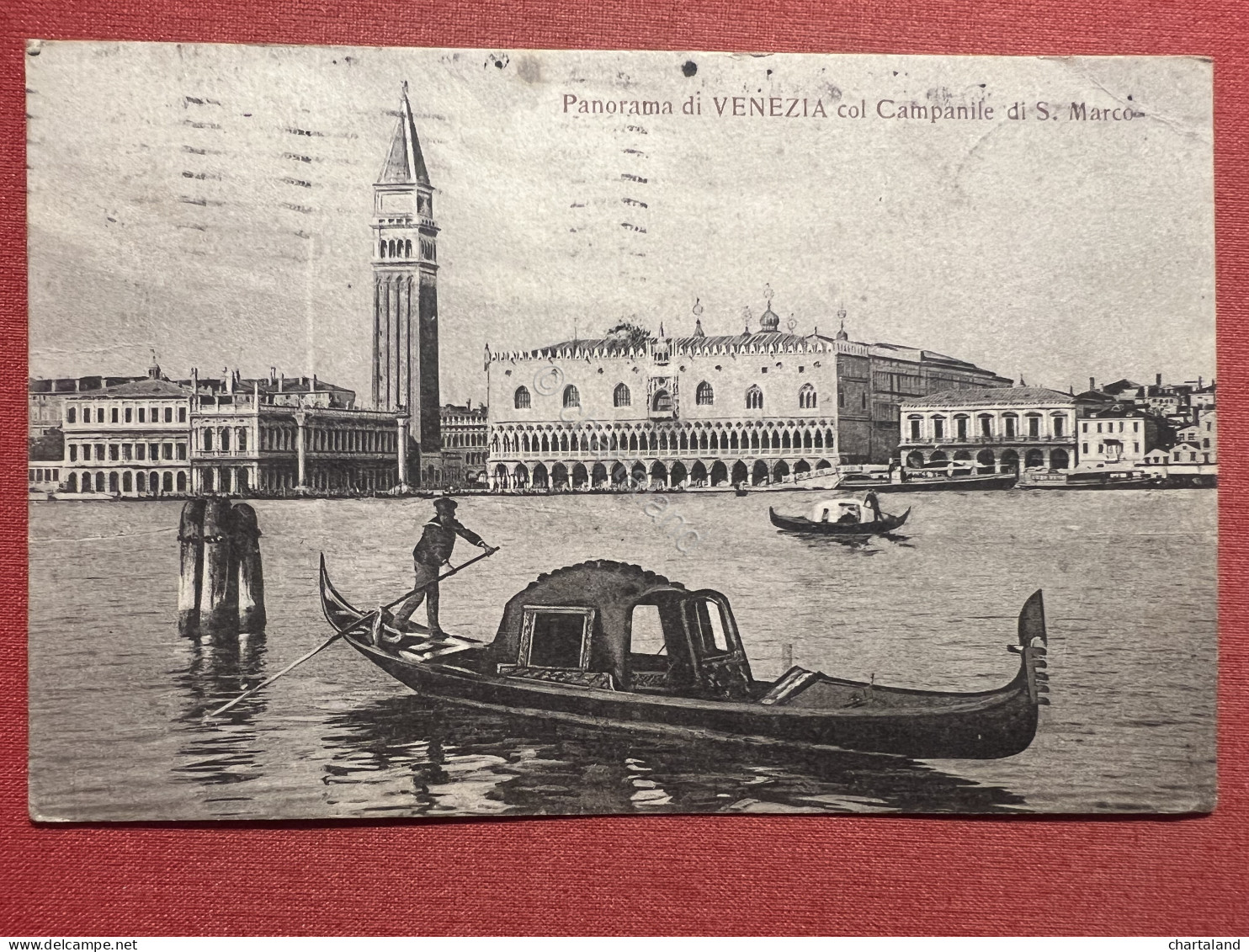 Cartolina - Panorama Di Venezia Col Campanile Di S. Marco - 1924 - Venezia (Venedig)