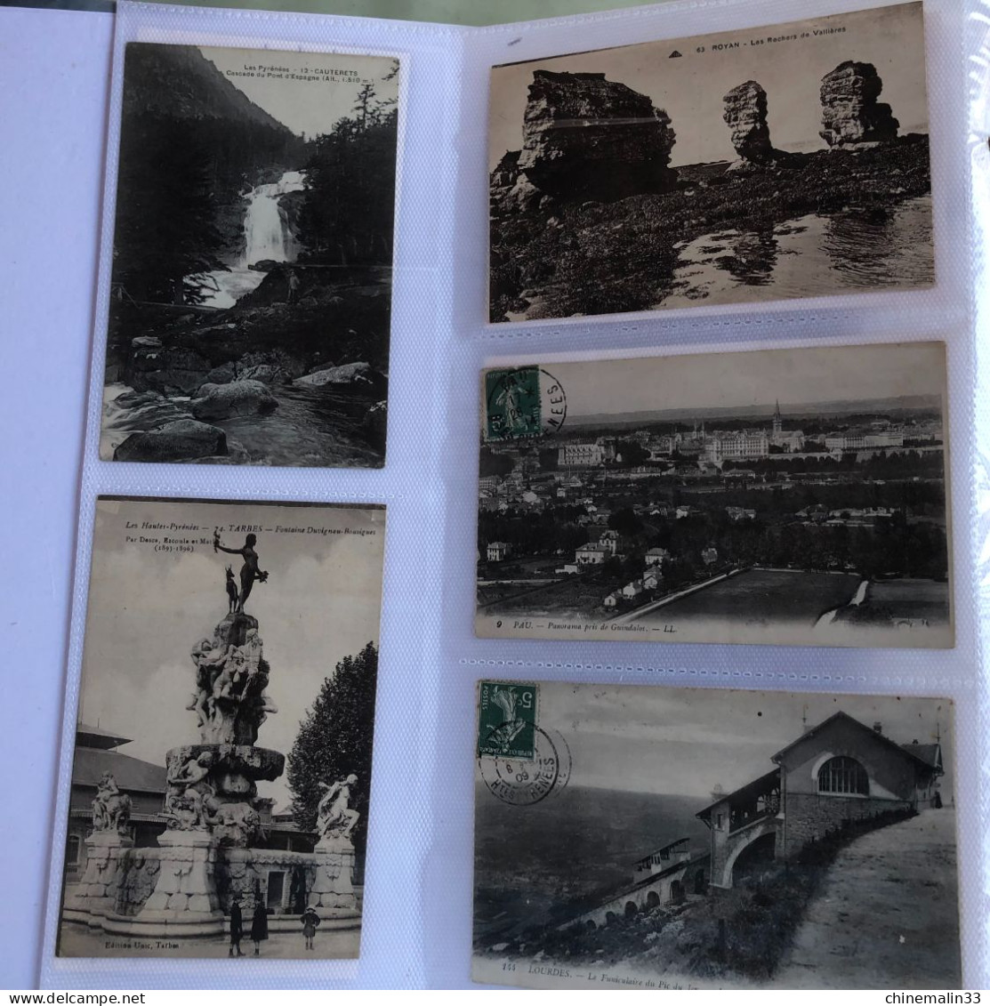 ALBUM DE 300 CARTES POSTALES DE 1905 A 1980 - 5 - 99 Postcards