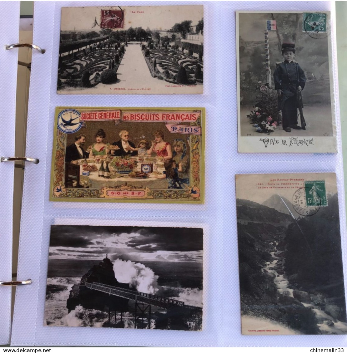 ALBUM DE 300 CARTES POSTALES DE 1905 a 1980