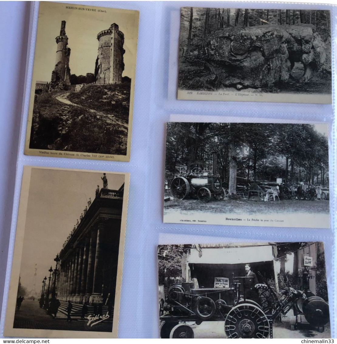 ALBUM DE 300 CARTES POSTALES DE 1905 a 1980