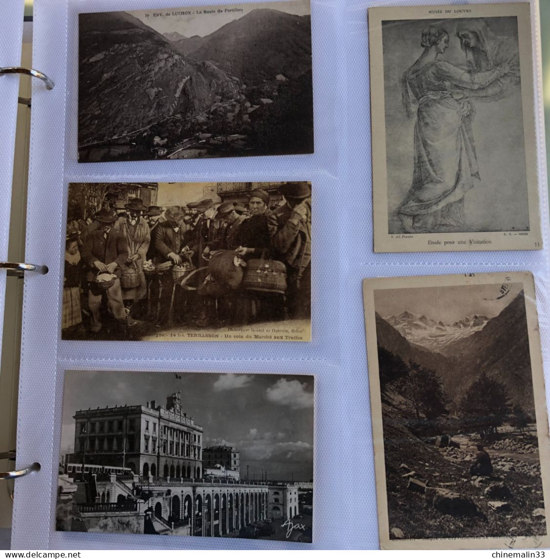 ALBUM DE 300 CARTES POSTALES DE 1905 a 1980