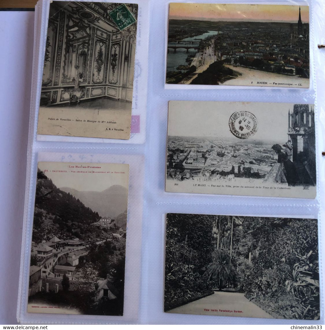 ALBUM DE 300 CARTES POSTALES DE 1905 a 1980