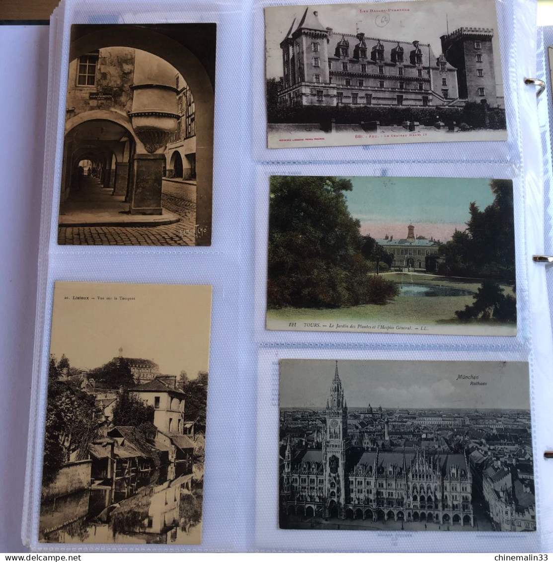 ALBUM DE 300 CARTES POSTALES DE 1905 a 1980