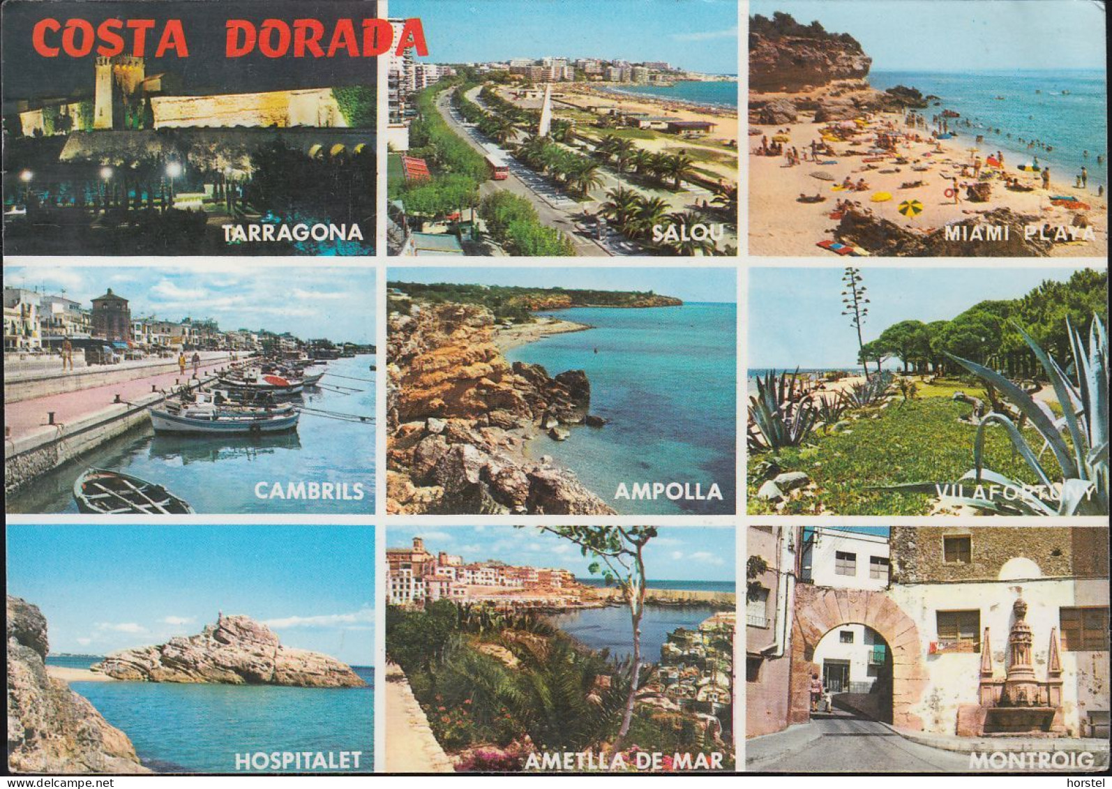 Spanien - Tarragona - Costa Dorada - Old Views - Nice Stamp "dog" - Tarragona