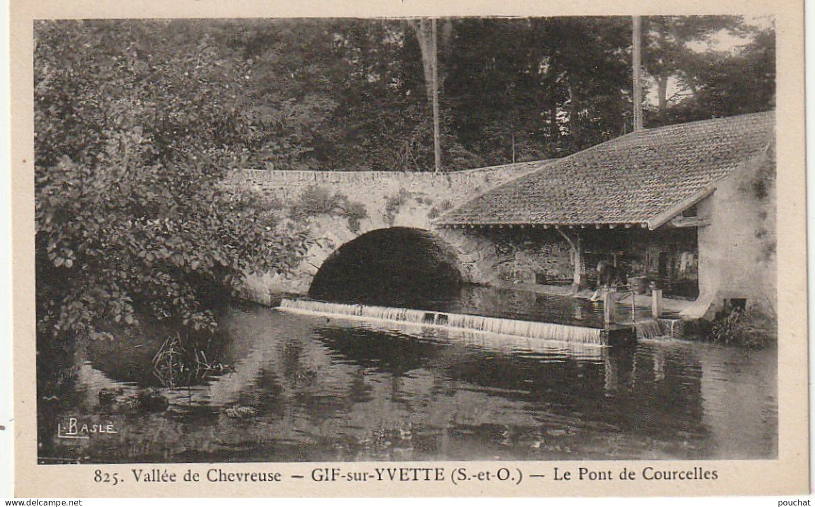 LE 23 -(91) GIF SUR YVETTE - LE PONT DE COURCELLES  - LAVOIR  - 2 SCANS - Gif Sur Yvette