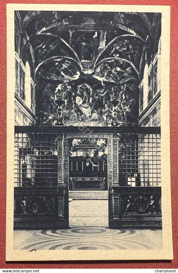 Cartolina - Città Del Vaticano - Cappella Sistina - 1934 - Unclassified