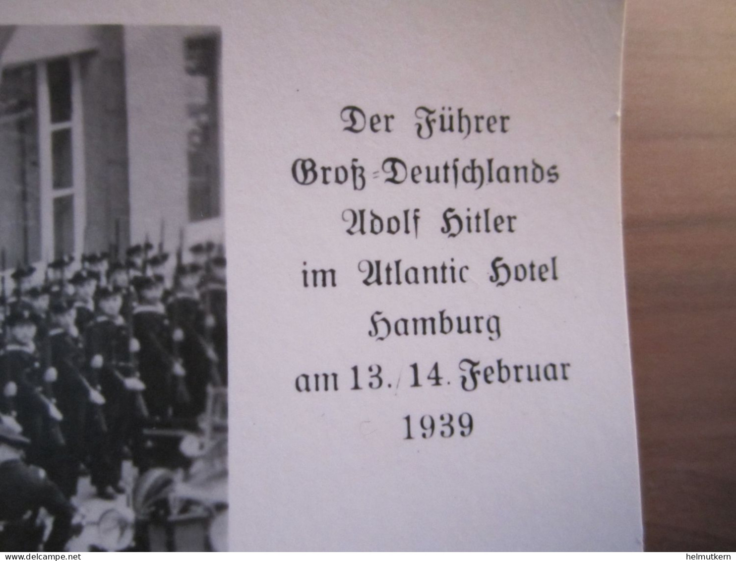 AK Führer - Adolf Hitler - Atlantic Hotel Hamburg - Personnages