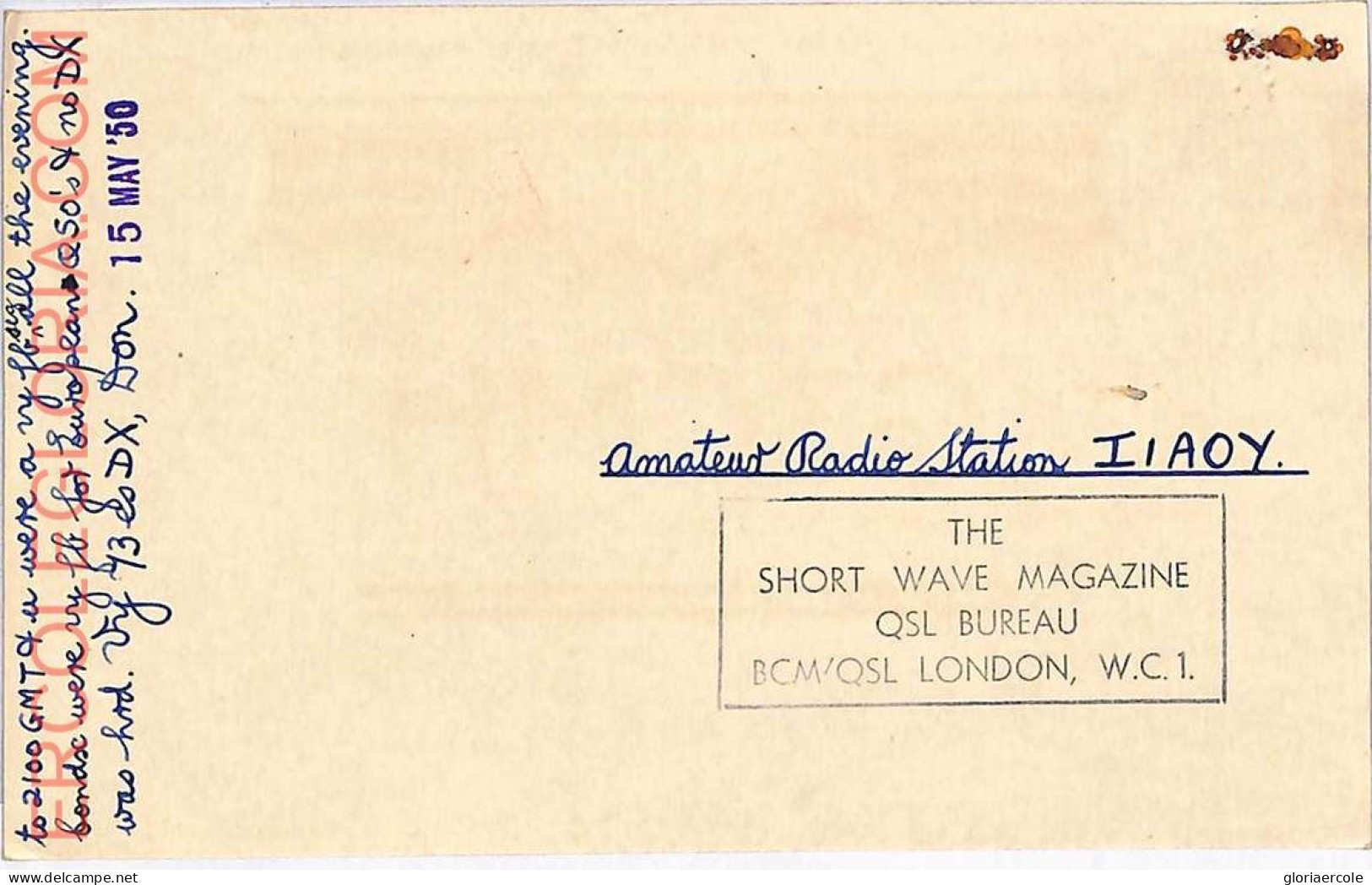 Ad9128 - GREAT BRITAIN - RADIO FREQUENCY CARD - England - 1950 - Radio