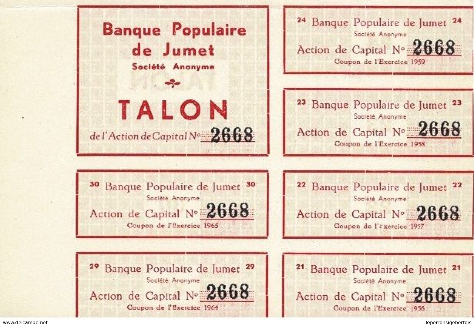 - Titre De 1946 - Banque Populaire De Jumet - EF - Banque & Assurance