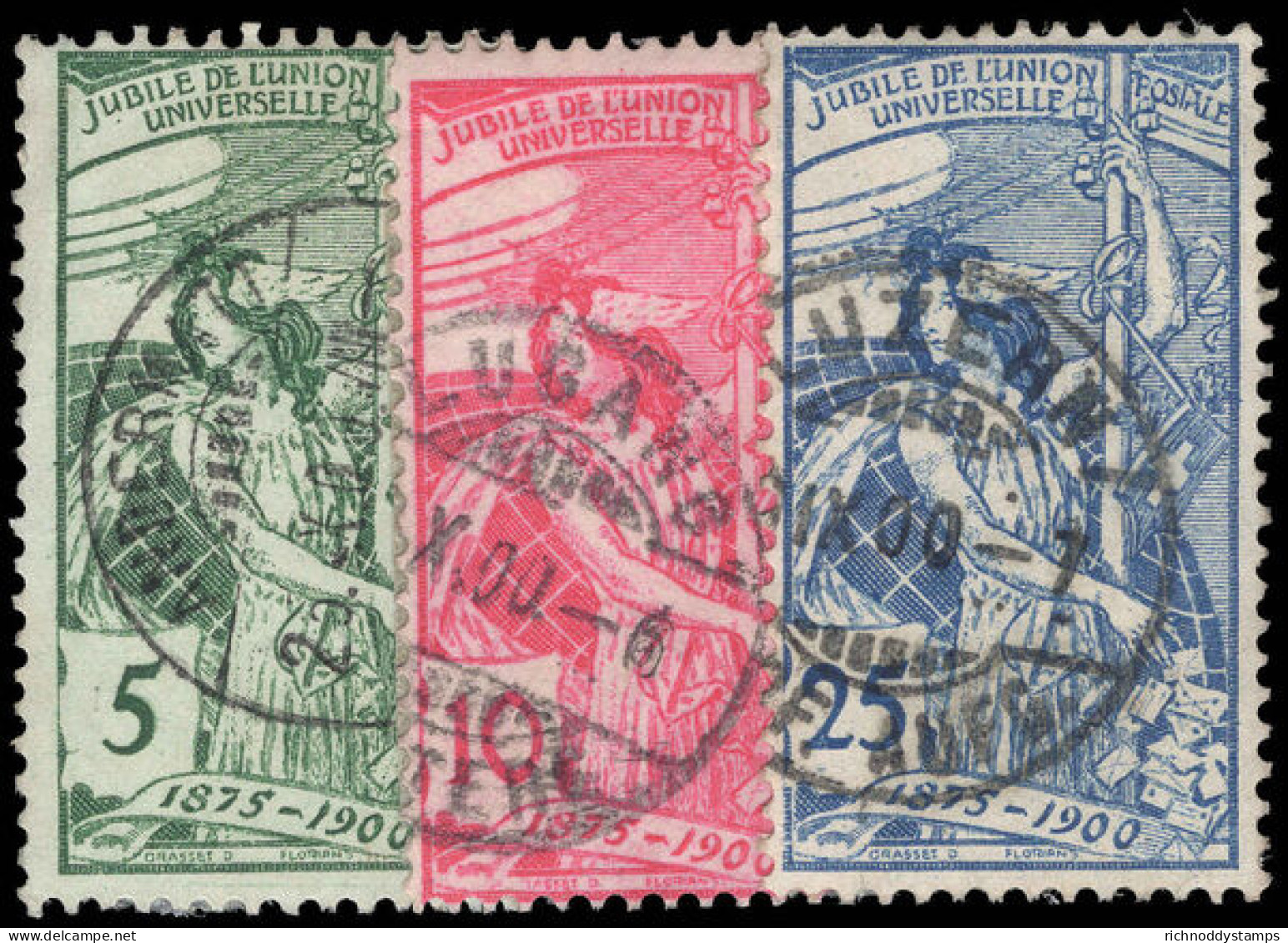 Switzerland 1900 25th Anniversary Of UPU Type I Fine Used. - Gebraucht