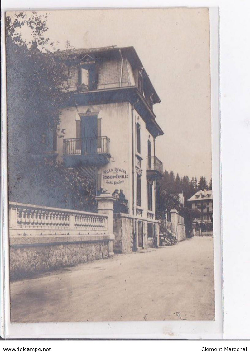 CHAMONIX - Carte - Photo - Villa Regina - Pension Famille - Très Bon état - Chamonix-Mont-Blanc
