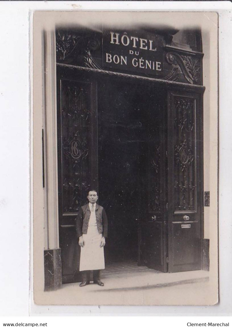 PARIS - Carte - Photo - Hôtel Du Bon Génie - 9 Rue De La Douane - Place De La République - état - Arrondissement: 10