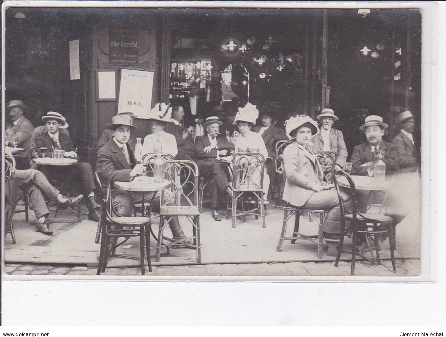 DIEPPE :  Carte - Photo - Café D'Albert Gilles - Très Bon état - Dieppe