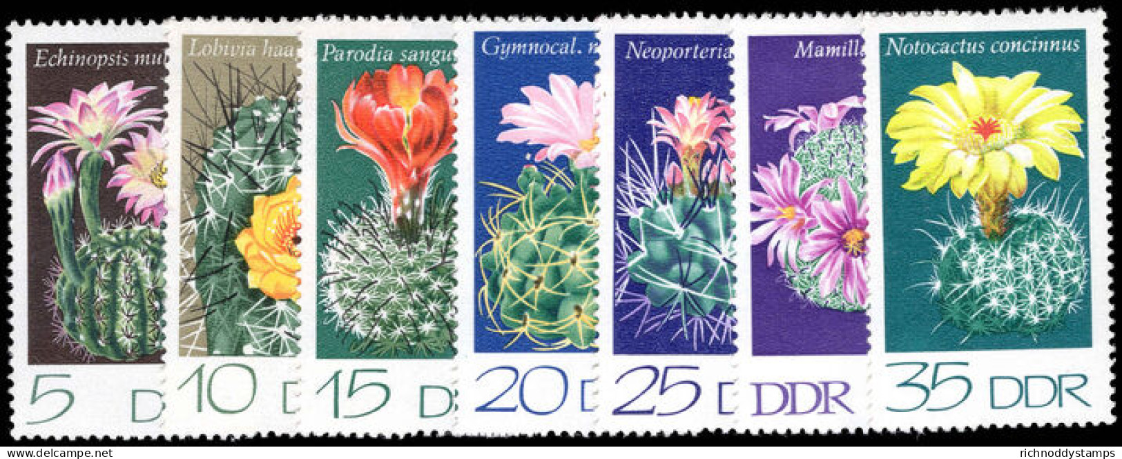 East Germany 1974 Cacti Unmounted Mint. - Nuevos