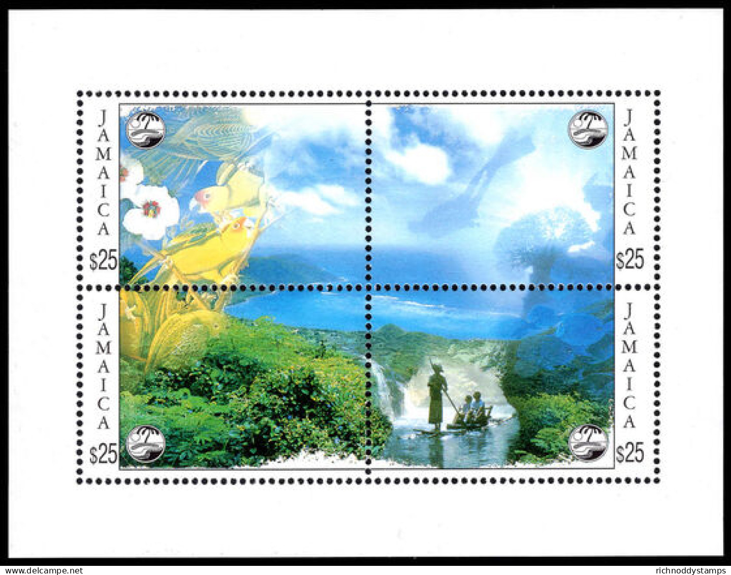 Jamaica 1994 Tourism Souvenir Sheet Unmounted Mint. - Giamaica (1962-...)