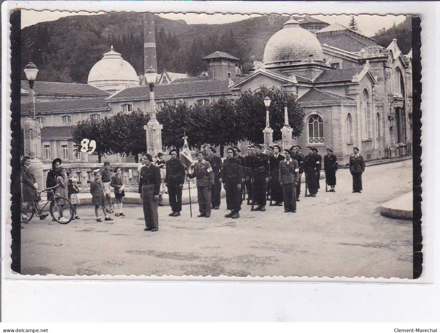 LA BOURBOULE - Carte - Photo - Militaire - Guerre 39/45 - état - La Bourboule