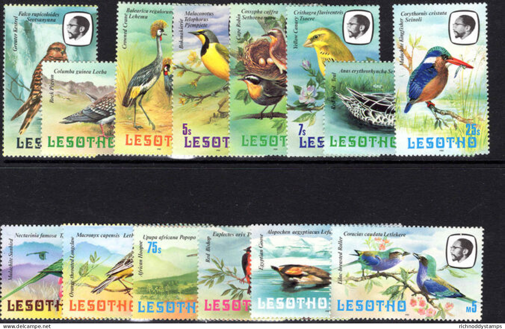 Lesotho 1981 Birds Unmounted Mint. - Lesotho (1966-...)