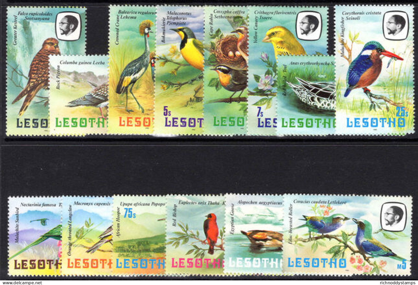 Lesotho 1982 Birds Unmounted Mint. - Lesotho (1966-...)