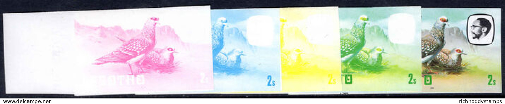 Lesotho 1982 2s Progressive Proofs Unmounted Mint. - Lesotho (1966-...)