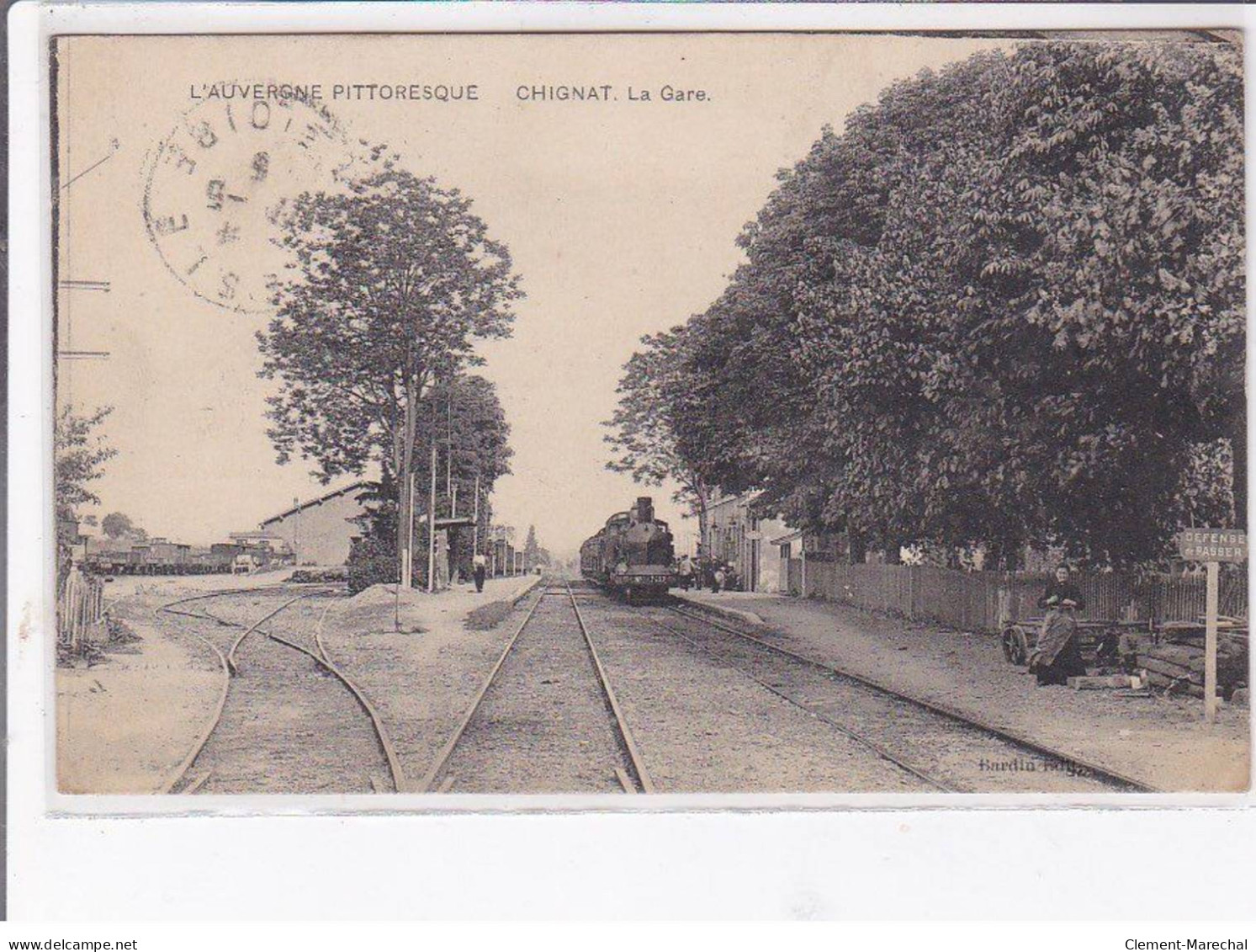 CHIGNAT - La Gare - Facteur - Très Bon état - Sonstige & Ohne Zuordnung