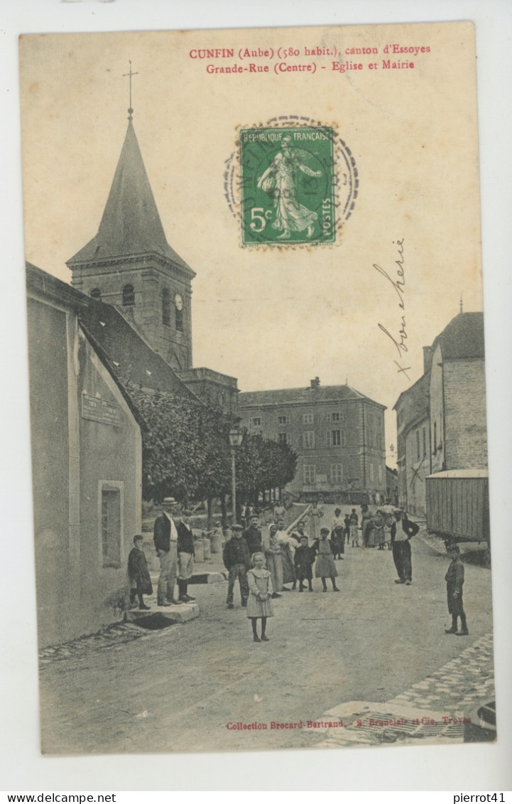 CUNFIN - Grande Rue (centre) - Eglise Et Mairie - Other & Unclassified