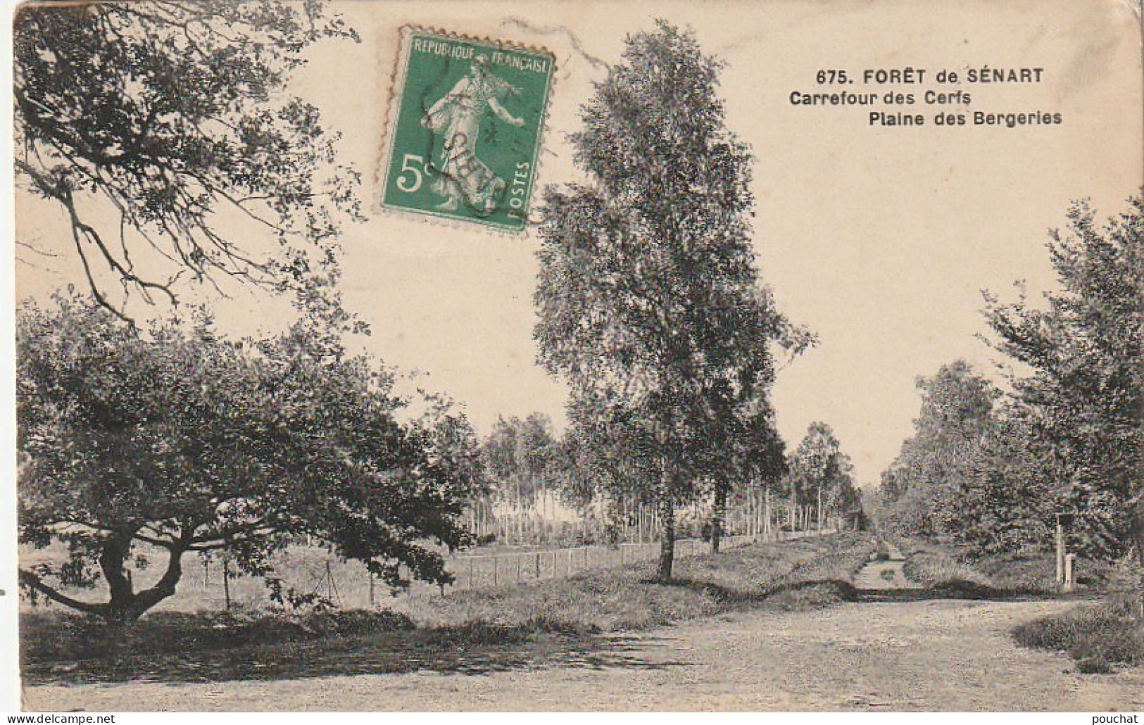 LE 26 -(91) FORET DE SENART - CARREFOUR DES CERFS - PLAINE DES BERGERIES - 2 SCANS - Sénart