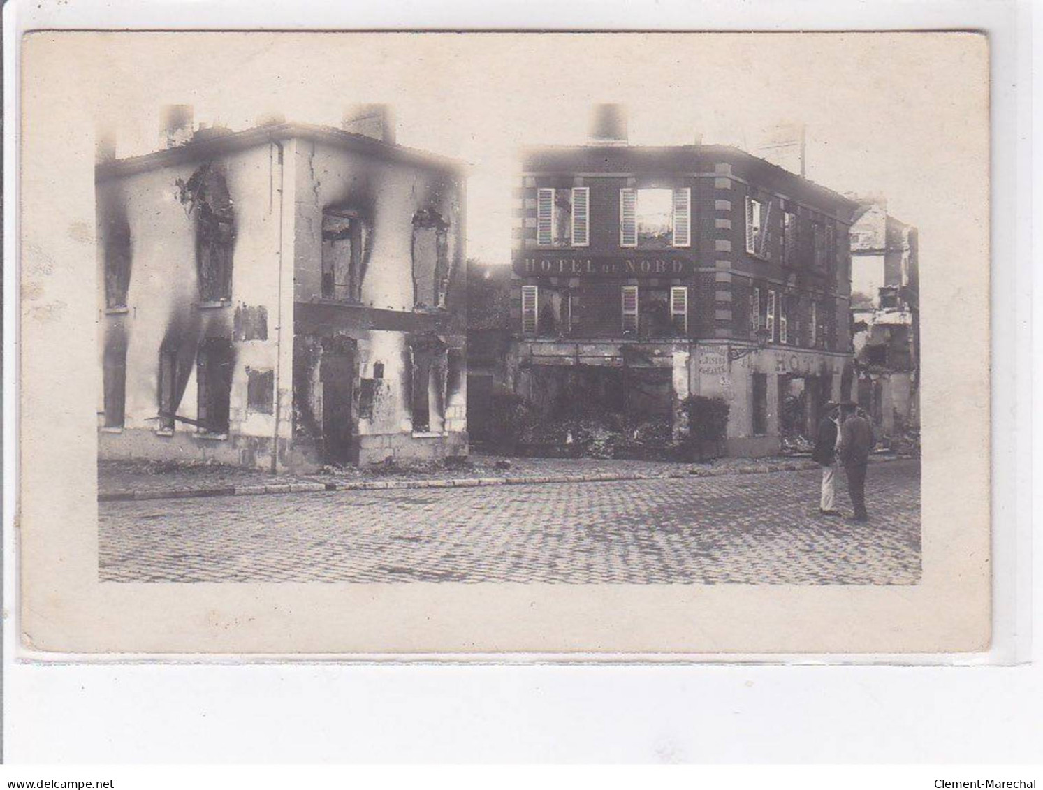 SENLIS - Carte - Photo - Ruines De L'hôtel Du Nord  - Très Bon état - Senlis