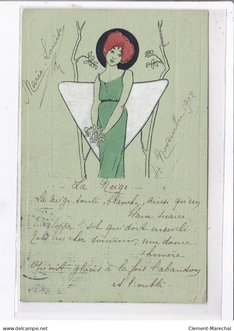 KIRCHNER Raphaël ? :  "carte Postale Gaufrée" - Bon état - Kirchner, Raphael