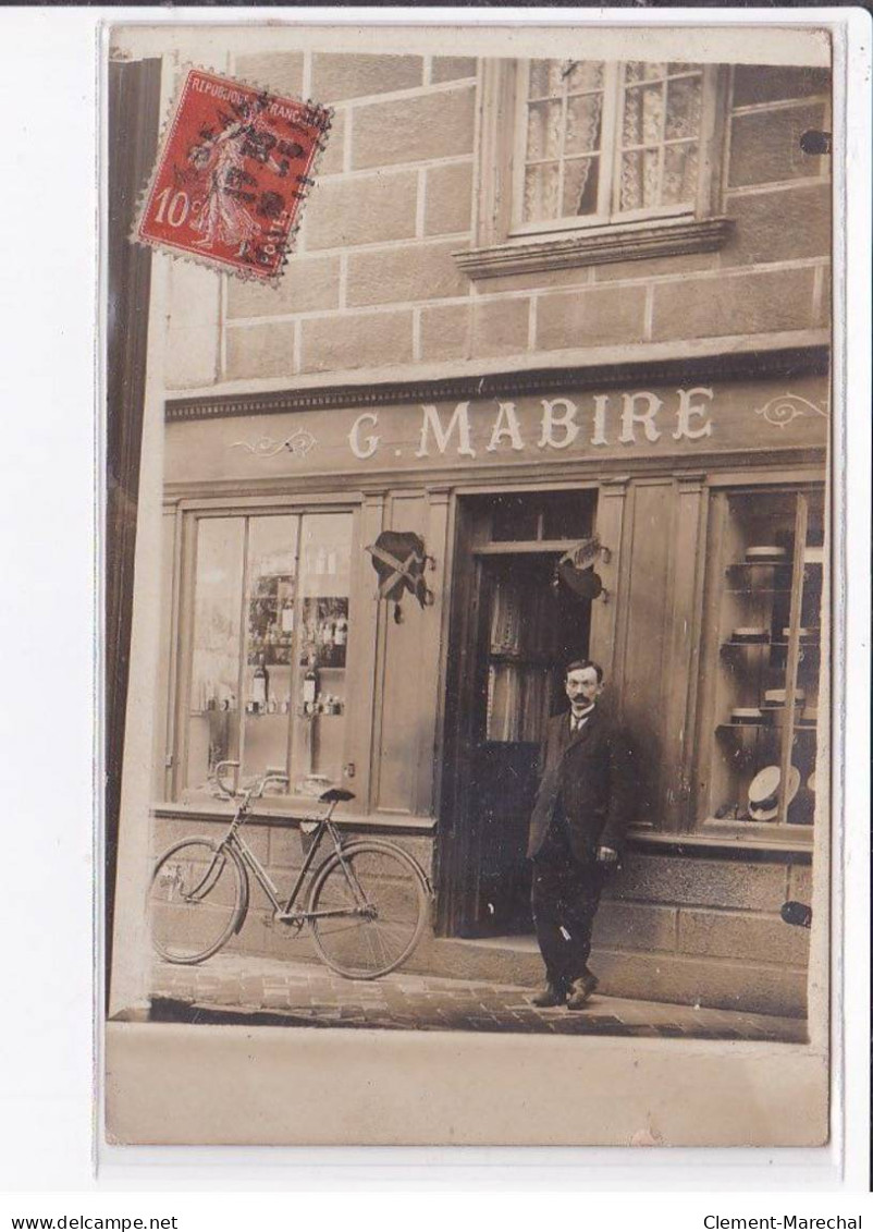 ARGENTON Sur CREUSE: Carte Photo De L'atelier MABIRE (salon De Coiffure - Coiffeur - Chappellerie - éditeur De Cpa) - Otros & Sin Clasificación