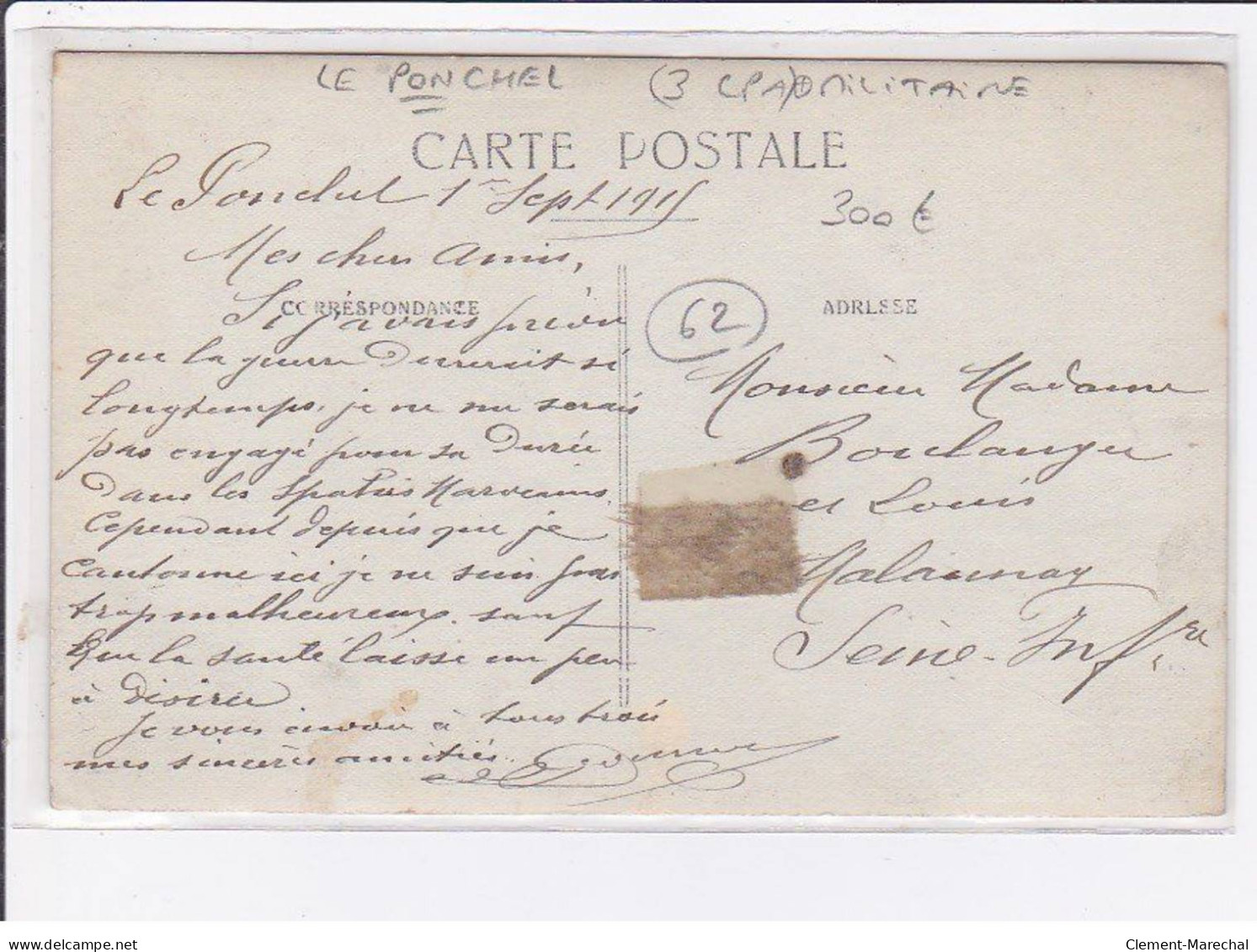 LE PONCHEL : Lot De 3 Cartes Photo De Militaires (spahis Marocains) En 1915 - Bon état Général - Sonstige & Ohne Zuordnung