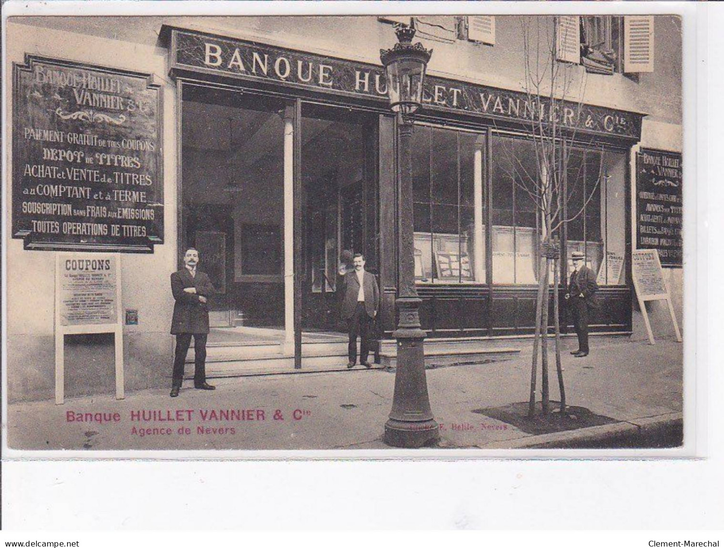 NEVERS - Banque Huillet Vannier & Cie - Agence De Nevers - Très Bon état - Nevers