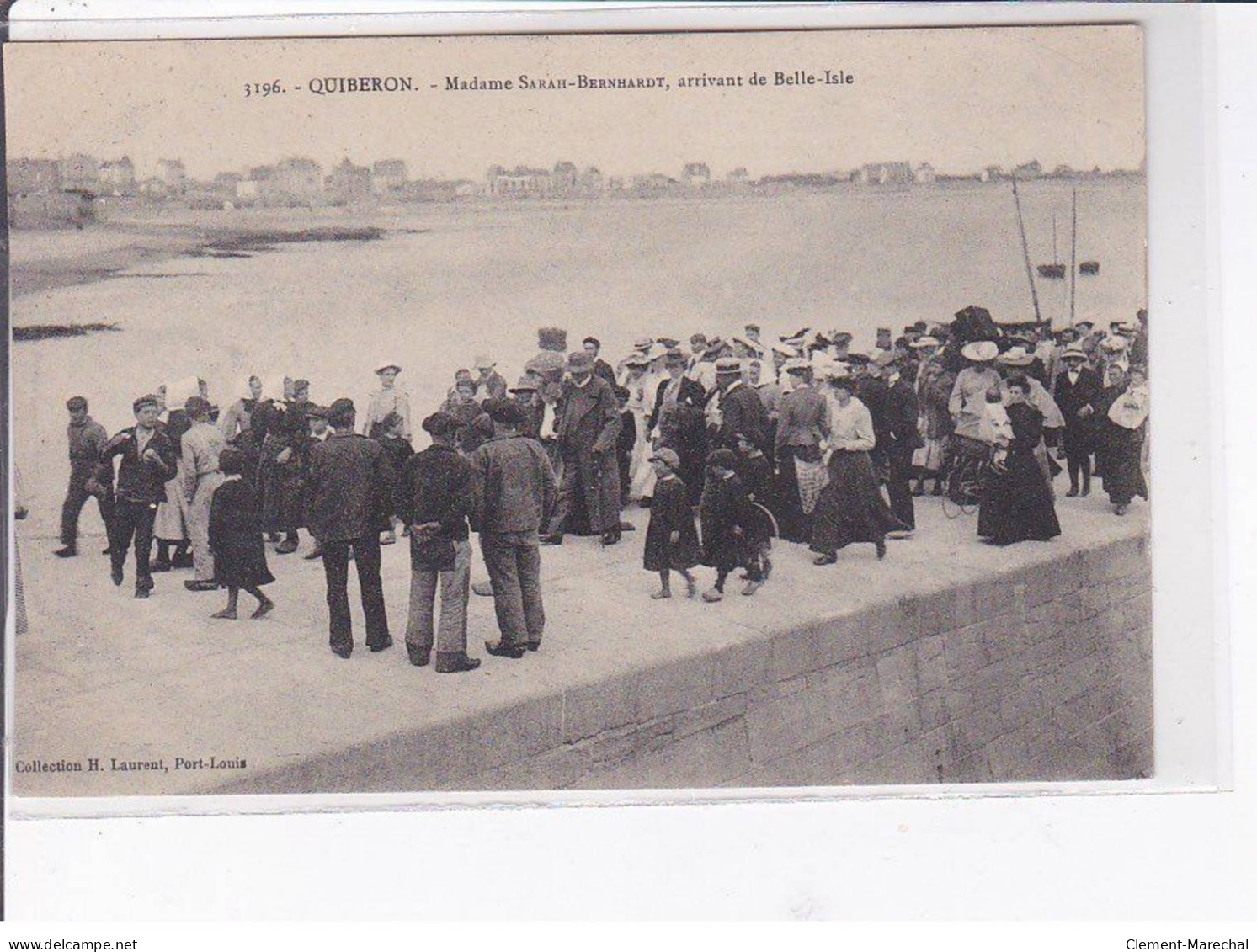 QUIBERON - Madame Sarah Bernhardt Arrivant De Belle-Isle - Très Bon état - Quiberon