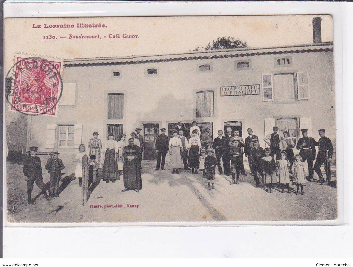 BAUDRECOURT - La Lorraine Illustrée - Café Guiot - Très Bon état - Andere & Zonder Classificatie