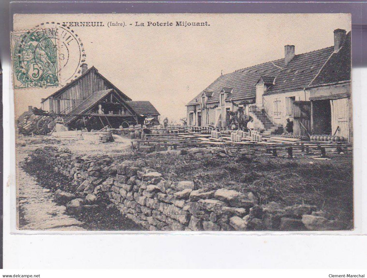 VERNEUIL - La Poterie Mijouant - Cachet Perlé - Très Bon état - Andere & Zonder Classificatie