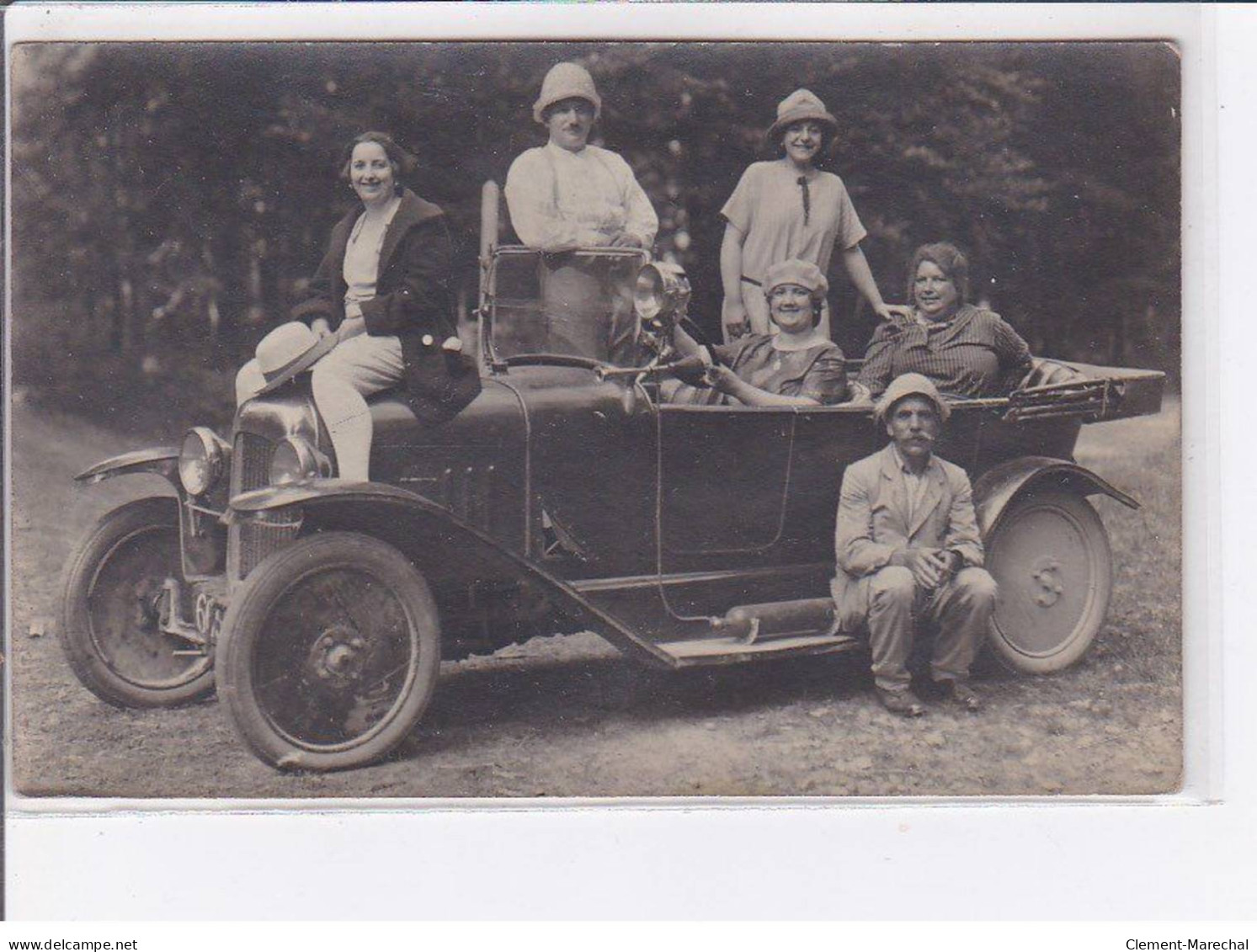 FORET DE VILLECARTIER - Carte - Photo - Automobile - Très Bon état - Other & Unclassified