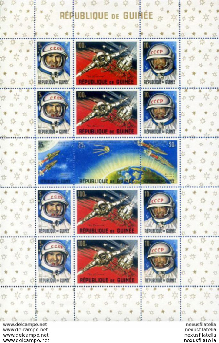 Astronautica 1965. 2 Foglietti. - Guinée (1958-...)