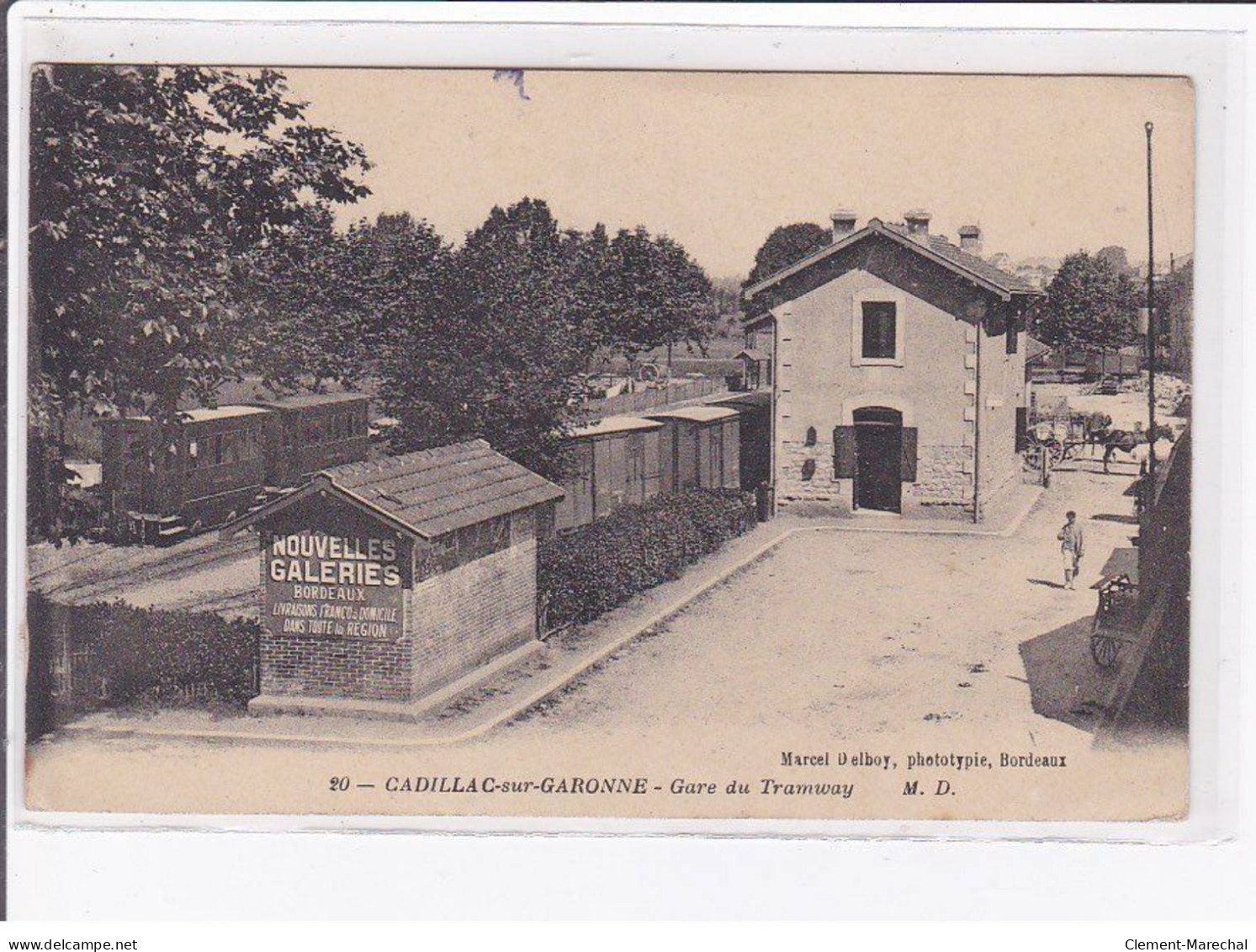 GADILLAC-SUR-GARONNE - Gare De Tramway - Très Bon état - Otros & Sin Clasificación