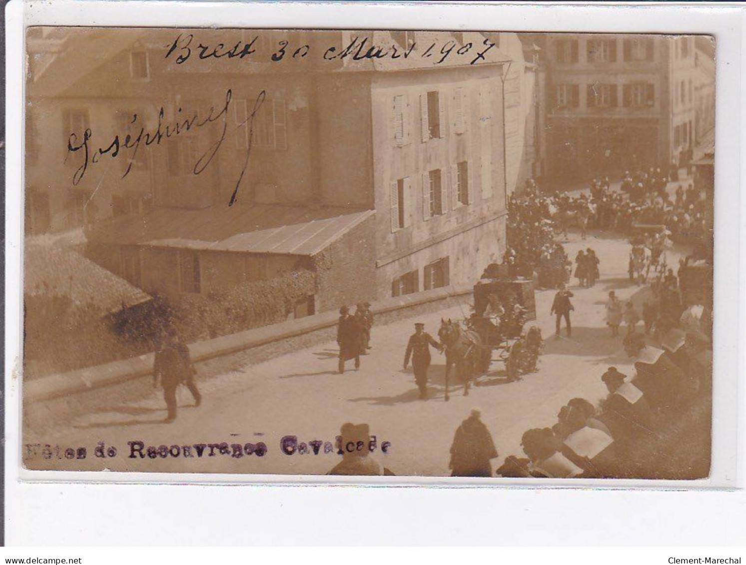 BREST - Carte - Photo - Fêtes De Recouvrance Cavalcade - Très Bon état - Autres & Non Classés