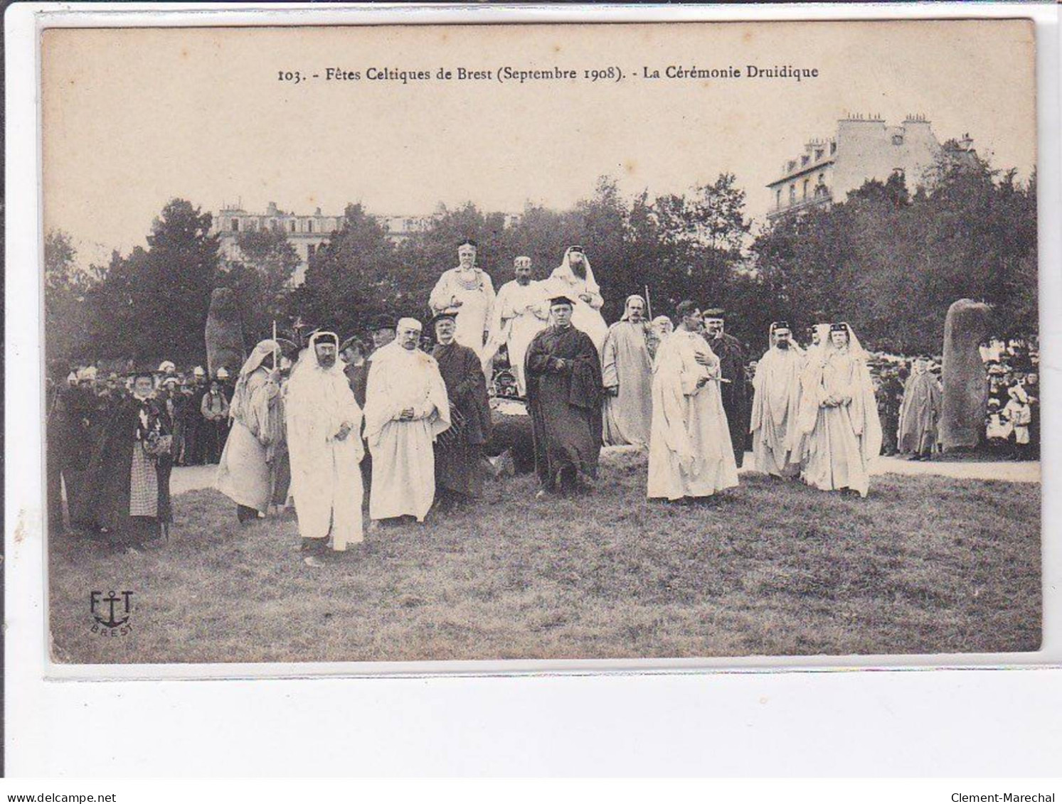 BREST - Fête Celtique De Brest (Septembre 1908) - La Cérémonie Druidique - Très Bon état - Brest
