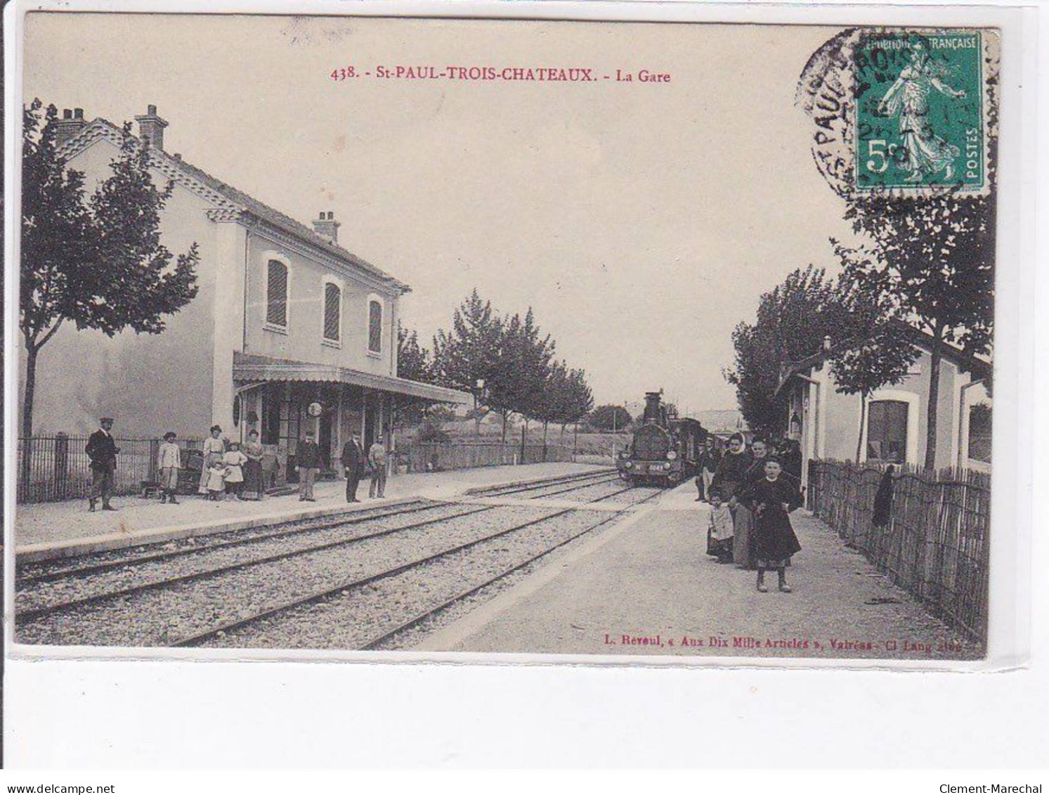 SAINT PAUL TROIS CHATEAUX - La Gare - Très Bon état - Autres & Non Classés