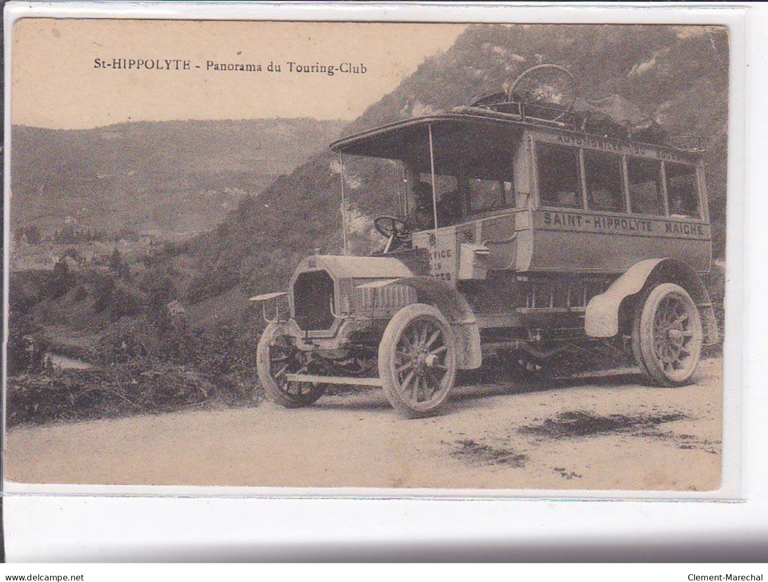 SAINT-HIPPOLYTE - Panorama Du Touring-Club - Autobus - état - Saint Hippolyte