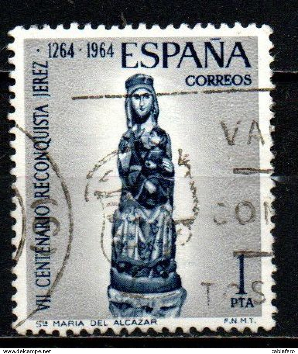 SPAGNA - 1964 - CENTENARIO DELLA RICONQUISTA DI JEREZ - USATO - Used Stamps
