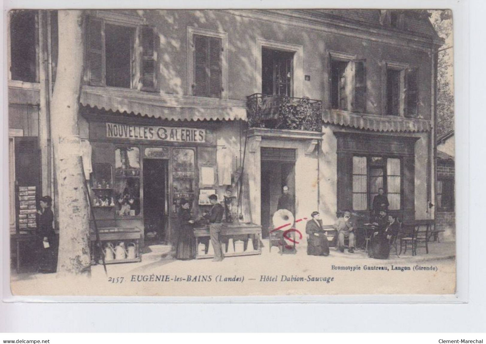 EUGENIE-les-BAINS: Hotel Dabion-sauvage, Phonographe - état - Other & Unclassified