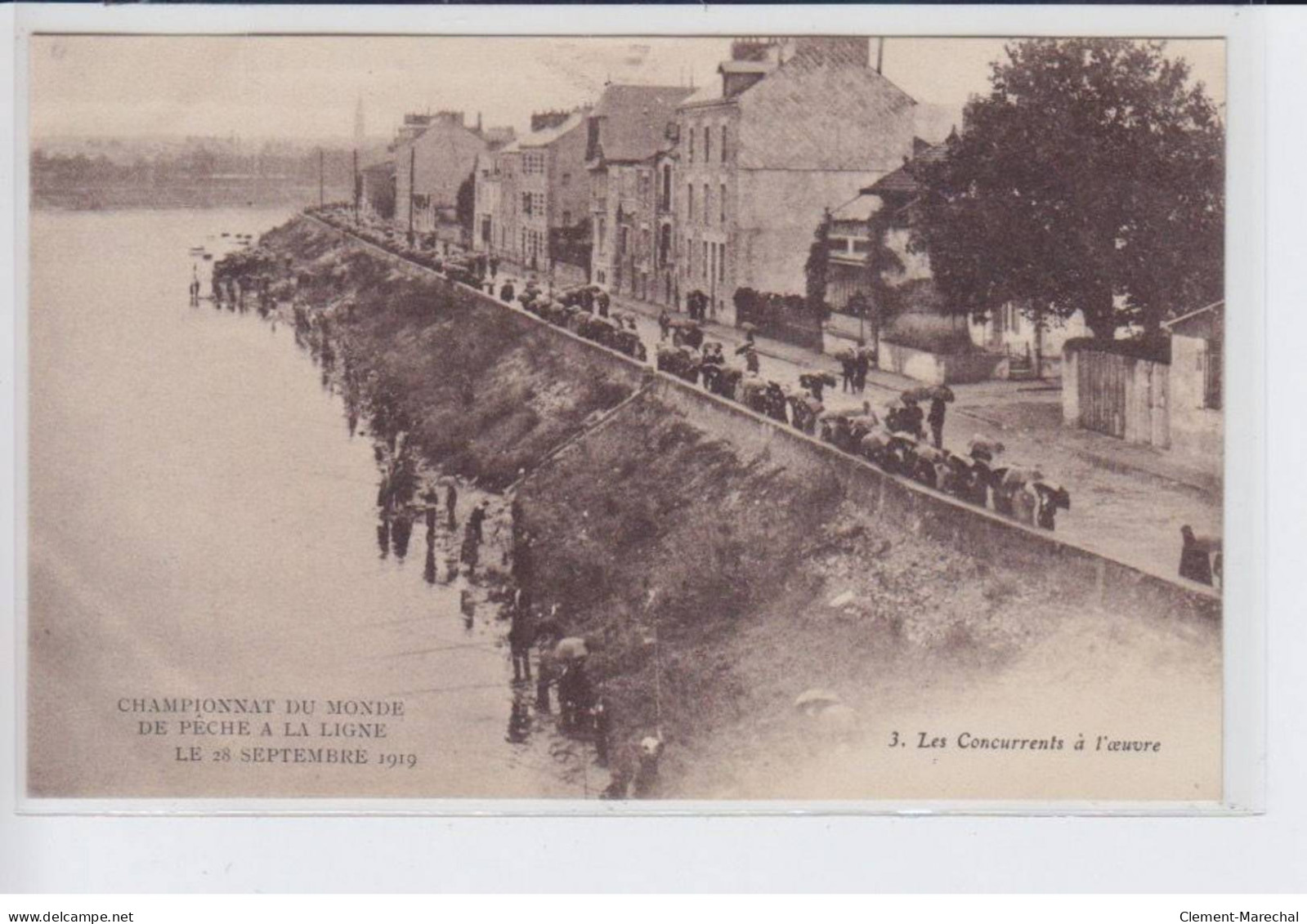 MAUVES: Lot De 6 CPA Championnat Du Monde De Peche à La Ligne 28 Septembre 1919 (Alsace - Alsaciennes)- Très Bon état - Mauves-sur-Loire