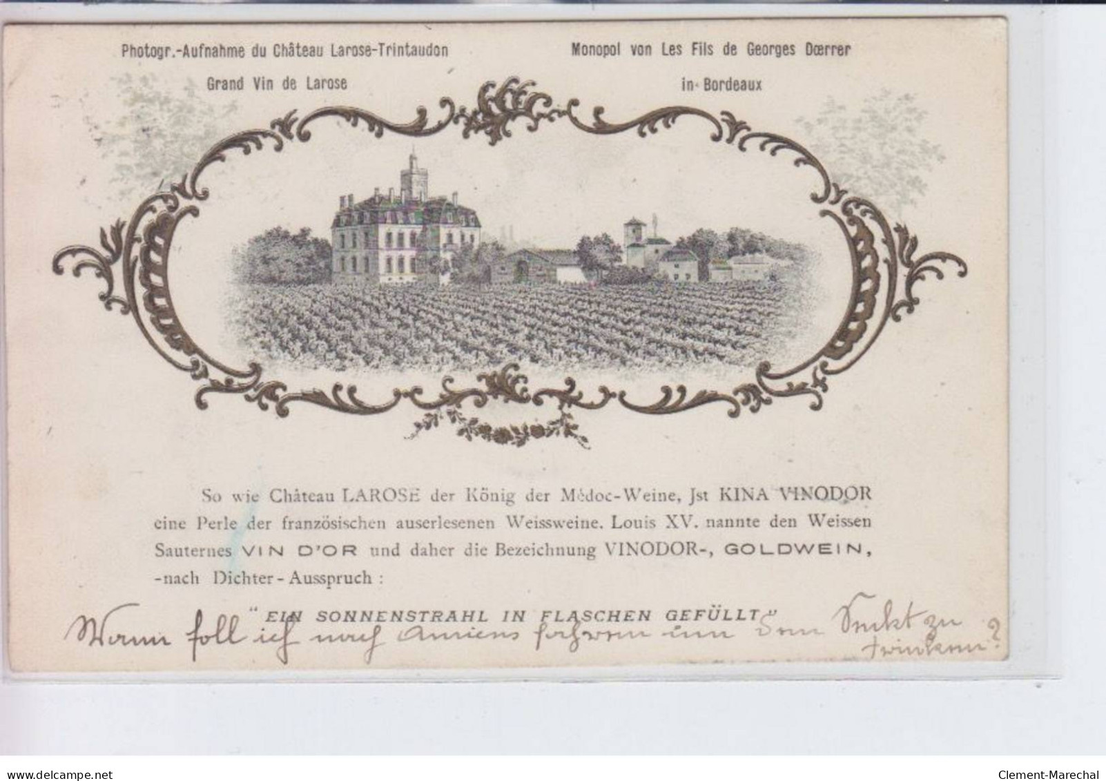 GIRONDE: Aufnahme Du Château Larose-trintaudon Grand Vin De Larose - Très Bon état - Otros & Sin Clasificación