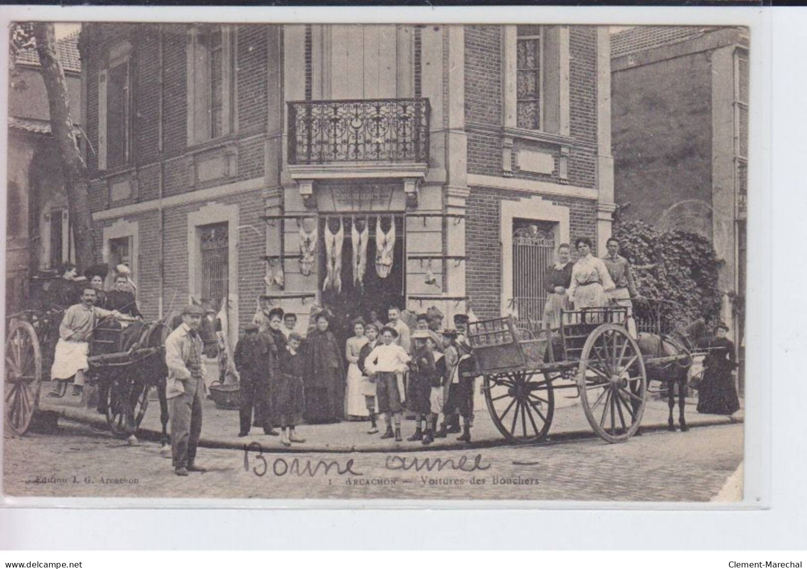 ARCACHON: Voitures Des Bouchers, Attelage - état - Arcachon